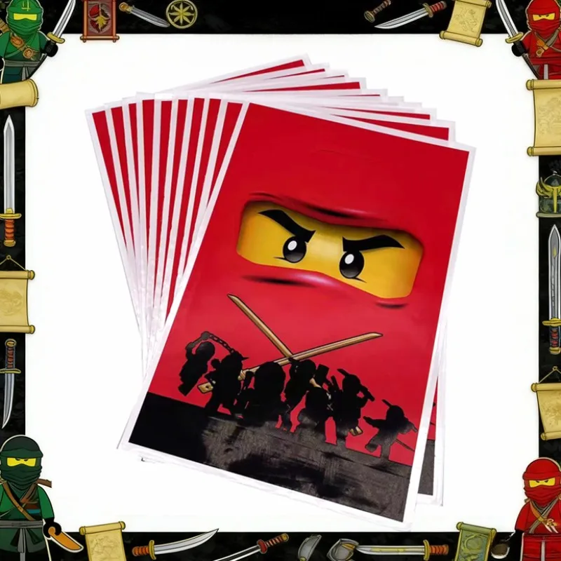 Ninja Geschenktüten Beutebeutel Kindergeburtstag Party Dekoration Zubehör