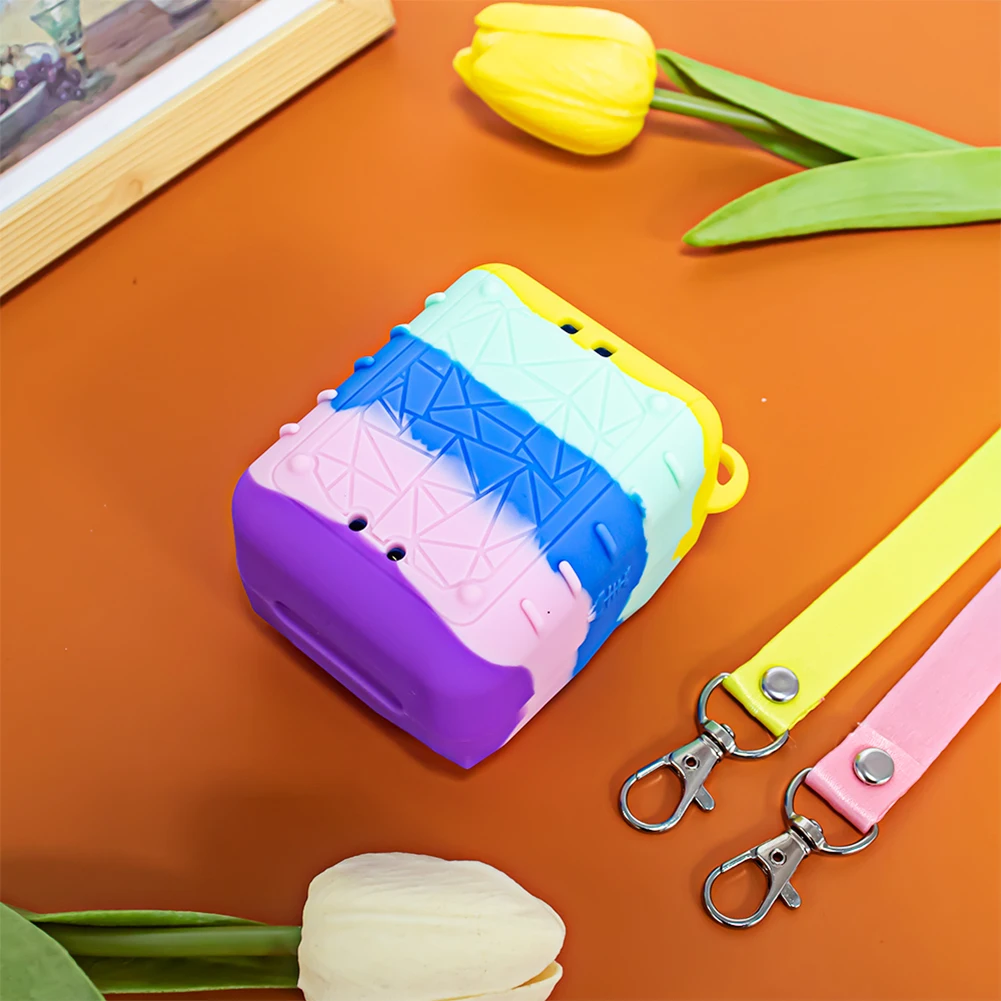 

Silicone Cover Case Washable Protective Skin Sleeve with Lanyard Protector Cover for Bitzee Magicals Virtual Electronic Pets