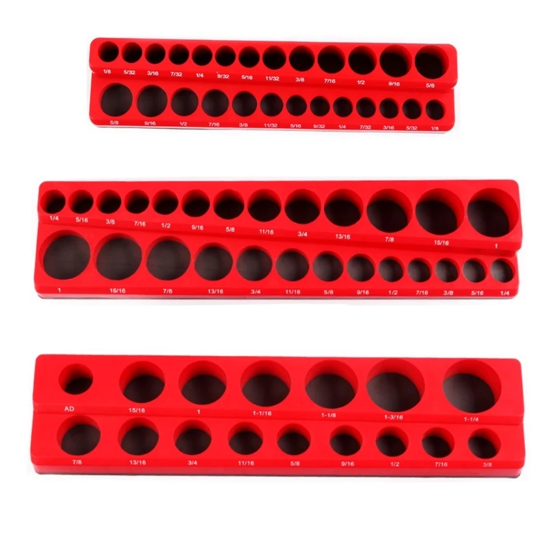 Screwdriver Drill Bit Holder Tray Storage 1 4 3/8'' Bit Dropship