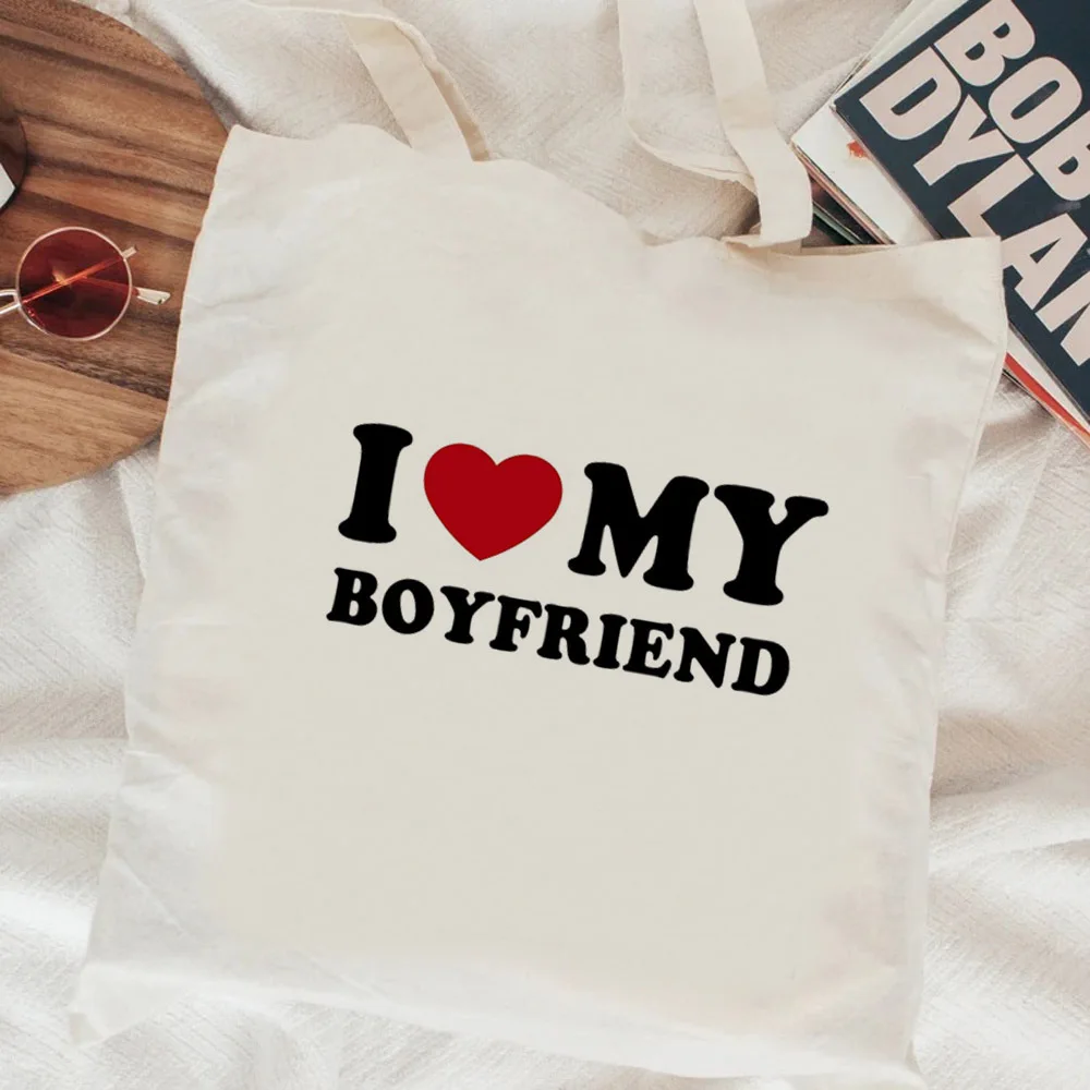 

Сумка-шоппер многоразовая с надписью «i Love My Girl Me»
