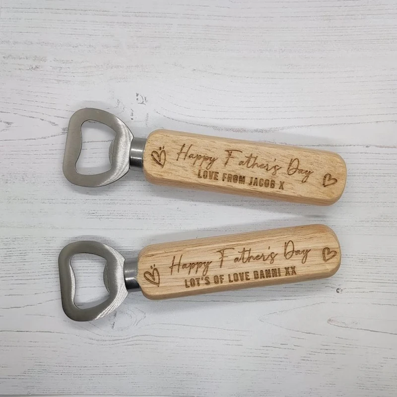 Personalized Bottle Opener Presente, Nome Personalizado Presente para o Pai, Pai Pappa, Love Wedding Party Souvenir, Presentes de Aniversário