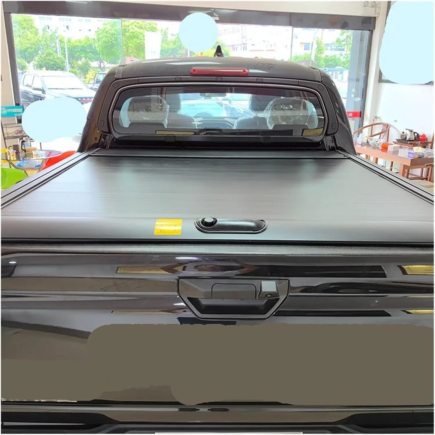 Long Warranty Dust and Water Proof Aluminum Bed Cover Hard Folding Roll up Tonneau Cover for  F150 5.5 Raptor Pickup Truck