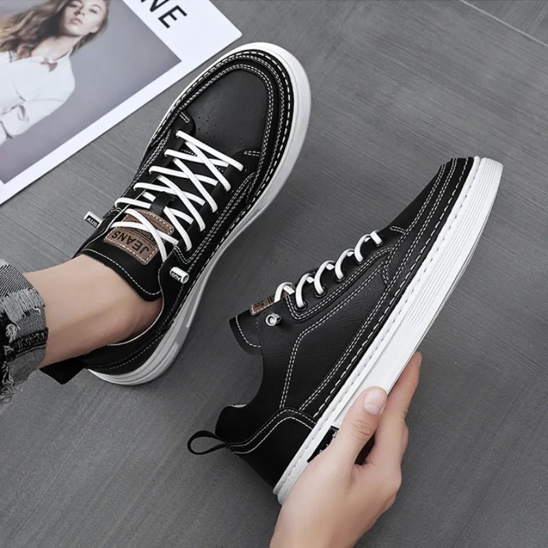 Men's Casual Shoes Classic Men's Sneakers 2024 New Comfortable Flats Fashion Dress Shoes for Men Leather Sneakers Male Loafers