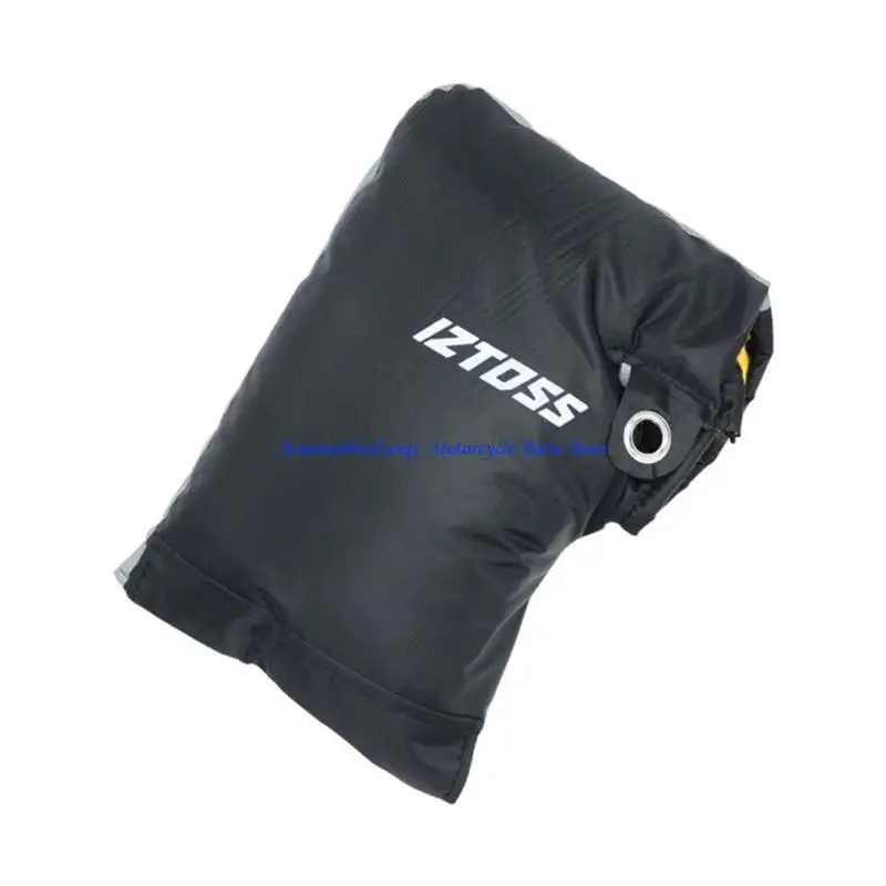 

H7BD Waterproof Motorbike Handlebar Gauntlets Gloves Winter Grip Hand Muffs Bike Mitt