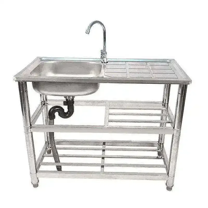 

Stainless Steel Double Tub Kitchen Sink Farmhouse Style Versatile for Commercial And Domestic Use