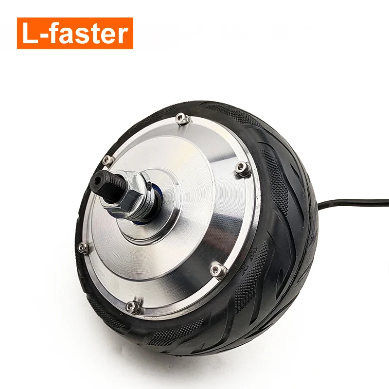 Roda do motor do cubo do carrilhão do scooter de 6,5 polegadas 350W com carro elétrico dos pneus do núcleo sólido