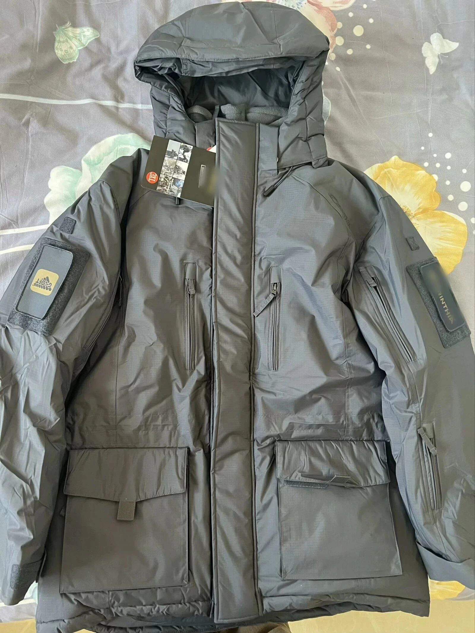 ECIG-Polar Combat Cotton Coat for Outdoor Combat, Soft and Warm Jacket, 4.0 Cotton, Cold Resistant Pants Set, 4.0