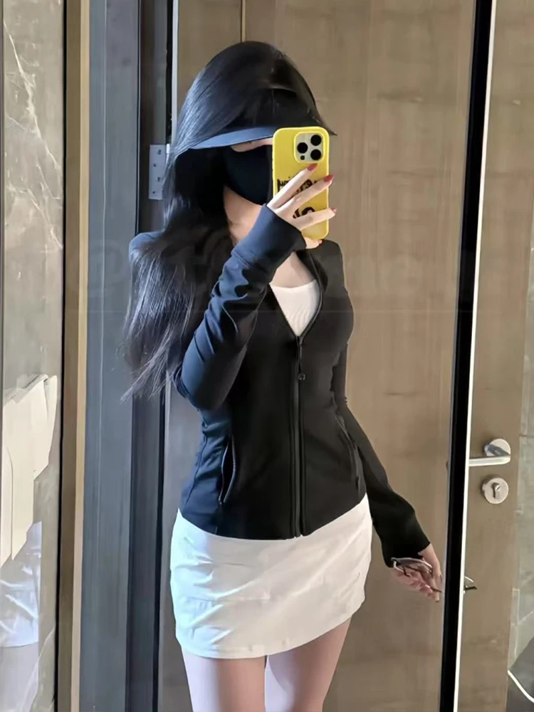 

Bla Qui-Dry Slim Fit Yoga Jaet Women's 2025 New Sun Protection Fitn Pilates Long Sve Top Commute Sle Sportswear