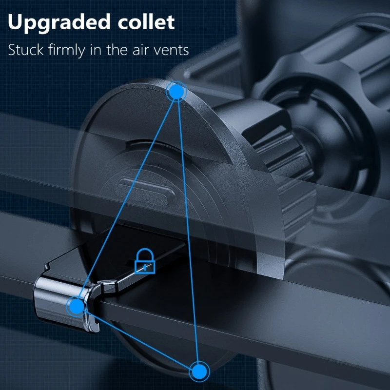 Dropship Charging Stand Air Vent Mount Auto Sensing Phone Mount Stand 15W Fast Charging Stand 360 Degree Rotating