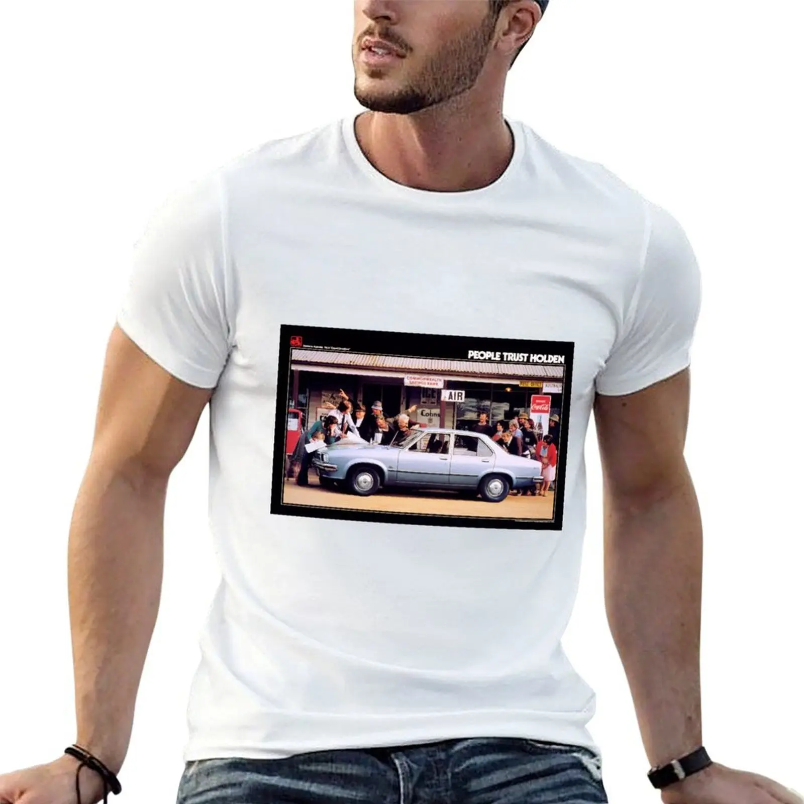 Holden Poster T-Shirt designer shirts plus size tops t shirt men 100℅ cotton