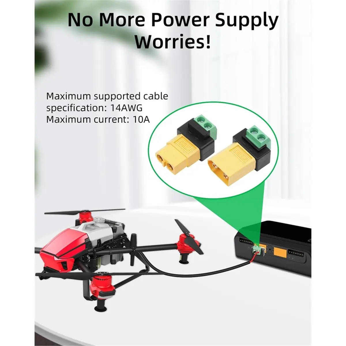 AAAE 2pcs Connectors Terminal Adapter, to 2Pin Solderless Terminal Adapter for Solar Panels,Model Aircraft