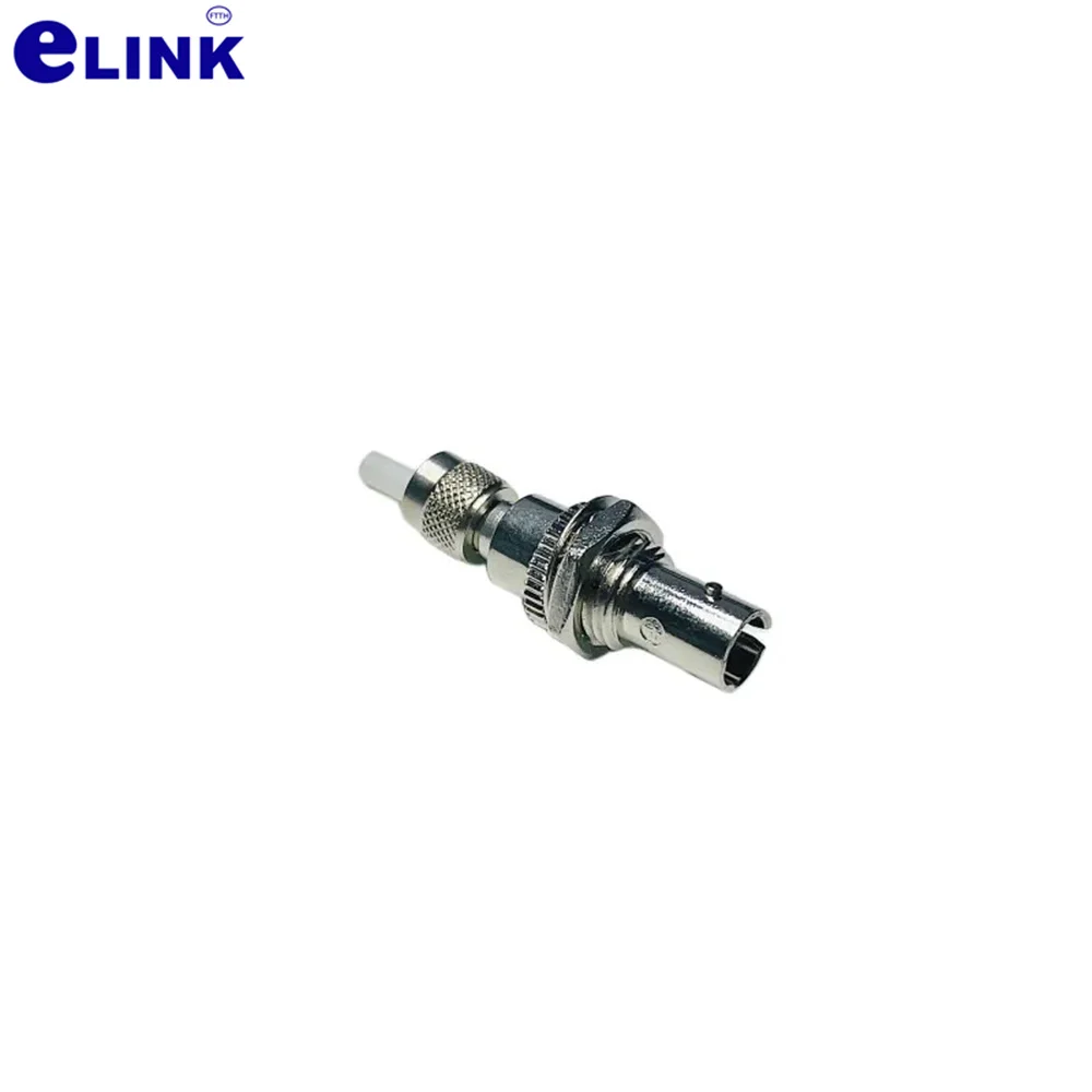 محول هجين لموصل الألياف البصرية ، مقرنة البصرية المعدنية ، SM مم ، FTTH ، ELINK ، ST أنثى وذكر ، SMA905 ، SMA-ST ، 1 قطعة