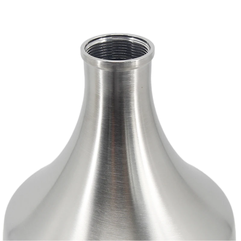 Goose Neck 2L(64oz) Beer Keg Barrel Stainless Single Wall Brand New Screw Cap Portable Craft Beer Kombucha Nitro Coffee Seltzer