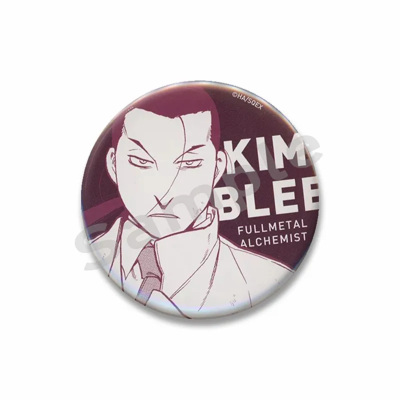 Fullmetal Alchemist Anime Icon Button Pins Tinplate Brooches on Backpacks Clothes Edward Alphonse Badge Jewelry Accessories Gift