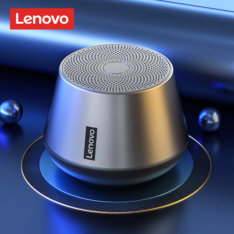 Lenovo K3 Pro 5.0 Speaker Bluetooth portabel, pengeras suara Bluetooth Stereo Surround nirkabel HiFi