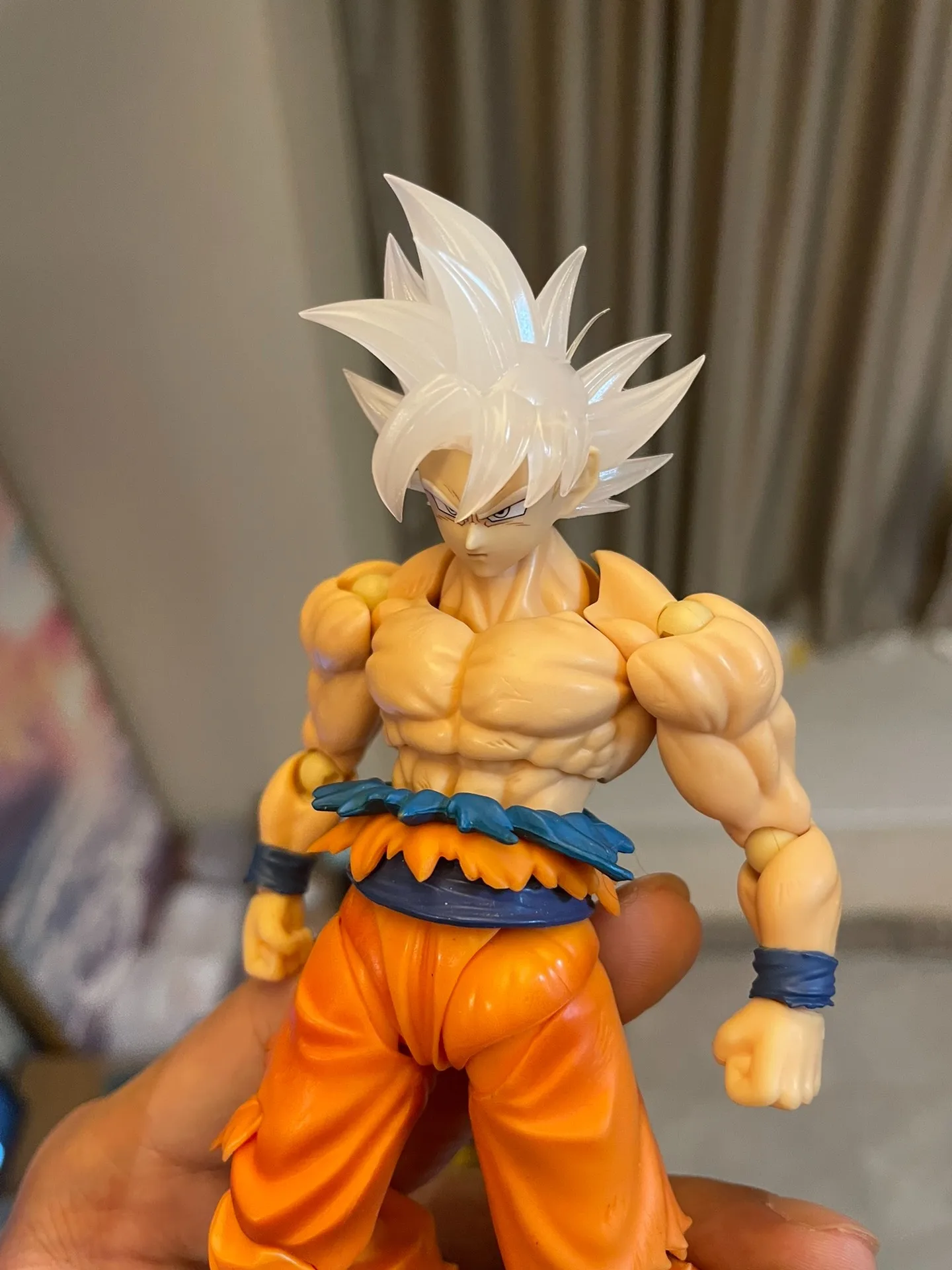 متوفر في المخزون جيس لعبة دراغون بول الترا غريزة سون جوكو Shf Ssj2 منحوتات الرأس مجموعة أدوات نموذج أجزاء شخصيات الحركة أنيمي لعبة هدية