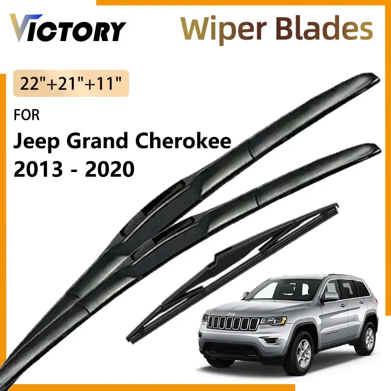 Передние и задние щетки стеклоочистителя для Jeep Grand Cherokee WK2 2013-2020 2019 2018 2017 2016 2015 2014 Щетка лобового стекла