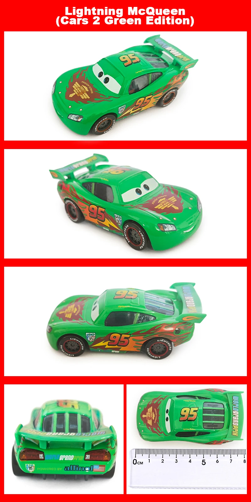 Pixar Cars Inertial Assistance Alloy Offroad-Fahrzeug Lightning McQueen Storm Cruz Mater Jackson Ramirez Kinderspielzeug Geschenke – Detail 28
