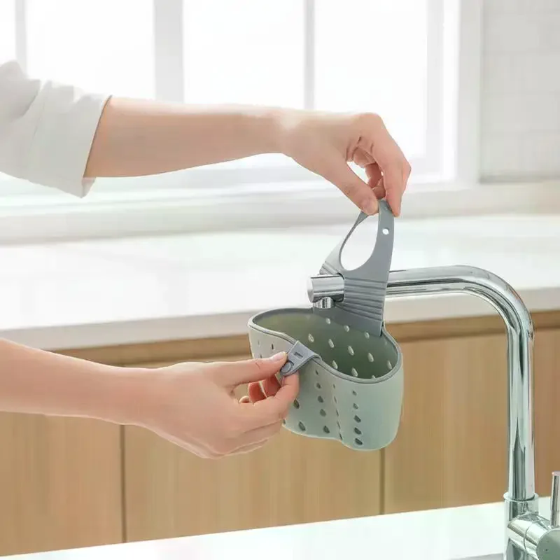 

Waterproof Hanging Sink Caddy with Drainage Holes Optimal for Kitchen Sponge and Scrub Holder