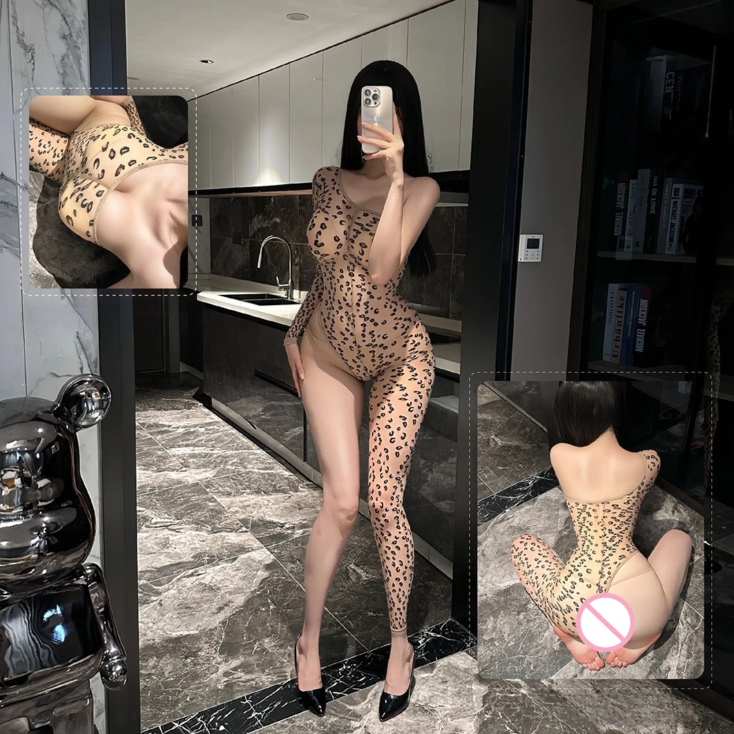 

Sexy Leopard Print Lingerie Hot Lingerie Ladies Stockings Leopard Catsuits Erotica Curvy Outfits Crotchless Babydoll Lenceria