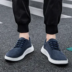 Fujeak Men Casual Sports Shoes Breathable Black Sneakers Fashion Driving Walking Tennis Shoes Luxury Footwear Male Zapatillas