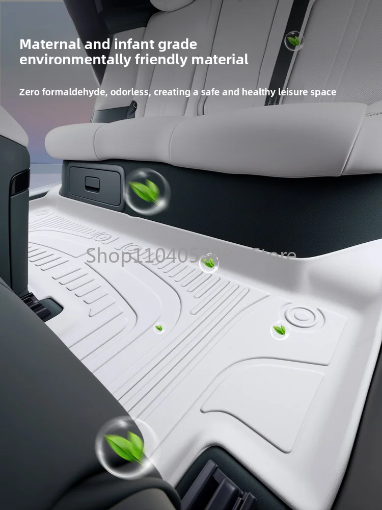 Xiaomi YU7 2025 Autofußmatten aus TPE-Material, wasserdicht, kratzfest, doppellagige Fußmatten, Teppich-Innenausstattung.