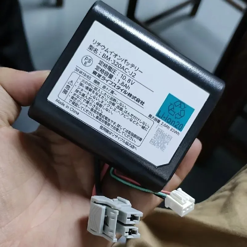 

100%Original 1.8Ah 10.8V for TOSHIBA 10.8V BM-320AC-J2 Vacuum Cleaner Battery