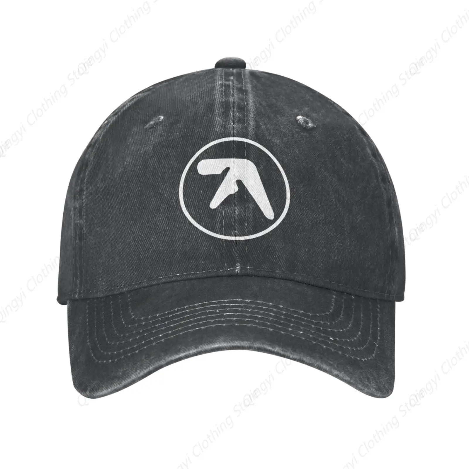 

Music Baseball Hat for Men Women Vintage Washed Distressed Baseball-Cap Twill Adjustable Snapback-Hat Black