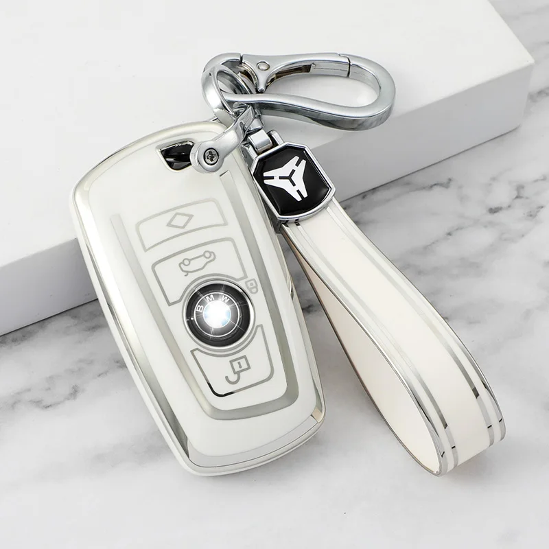 Funda de llave de coche estilo ABS, carcasa Fob para BMW X3, X5, X6, F30, F34, F10, F20, G20, G30, G01, G02, G05, F15, F16, serie 1, 3, 5, 7