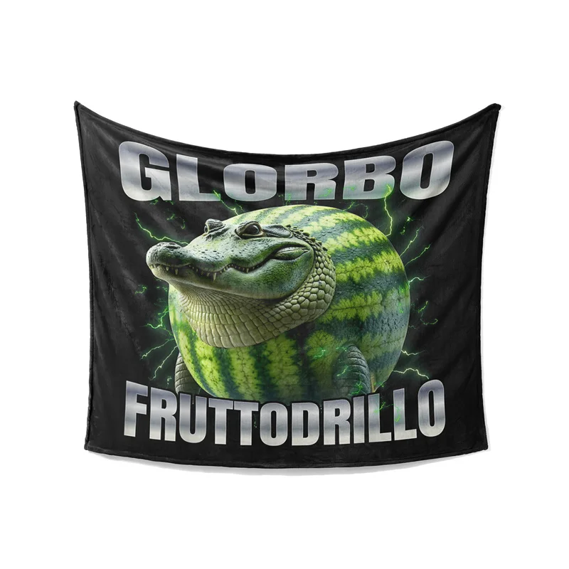 Gaslight Gatekeep Girlboss Glorbo Fruttodrillo Throw Blanket for Women Men Girls Boys Kids Pets Dogs Cats Couch Sofa