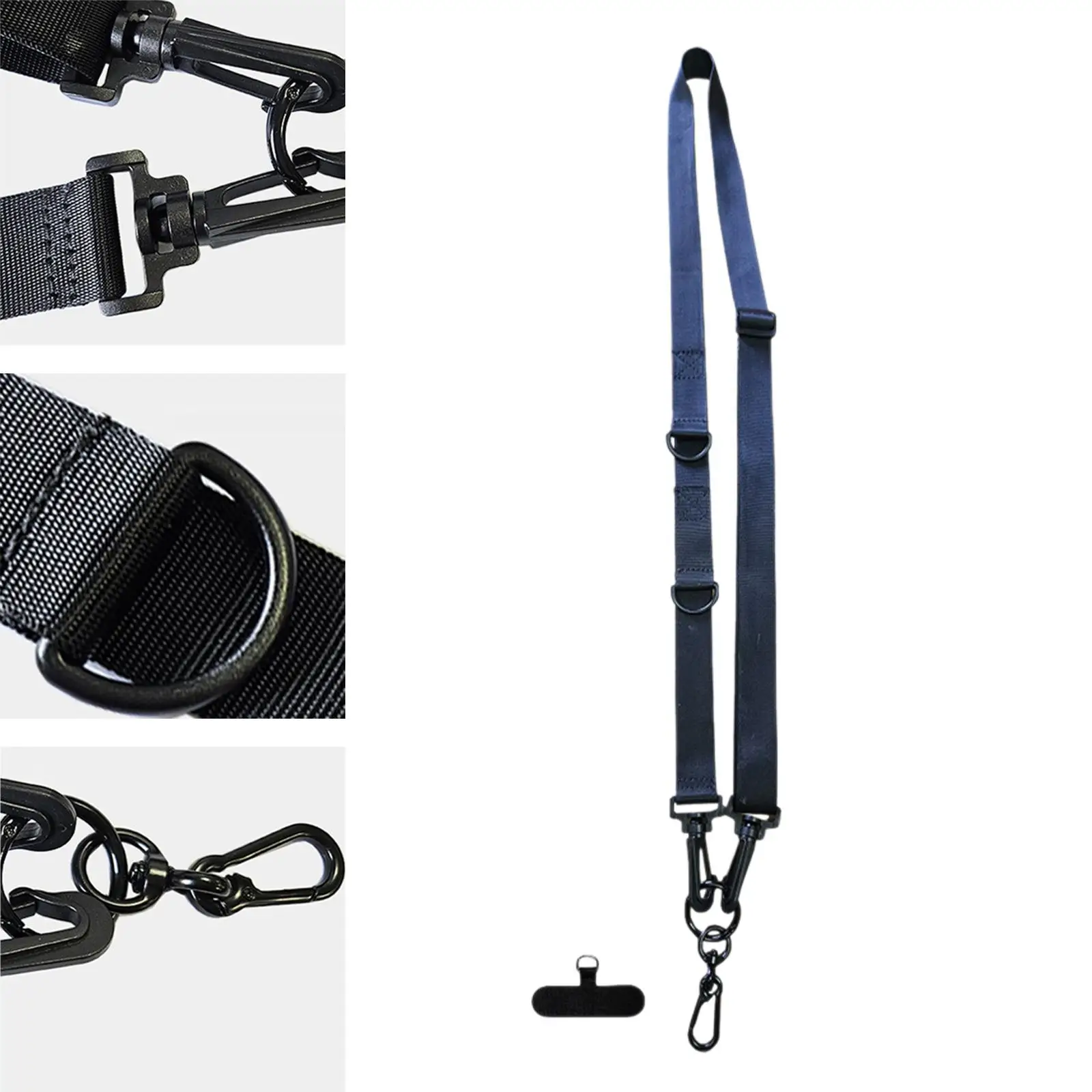 Phone Lanyard, Phone Neck Strap Nylon, Adjustable , Phone Strap Tether System for Running Climbing