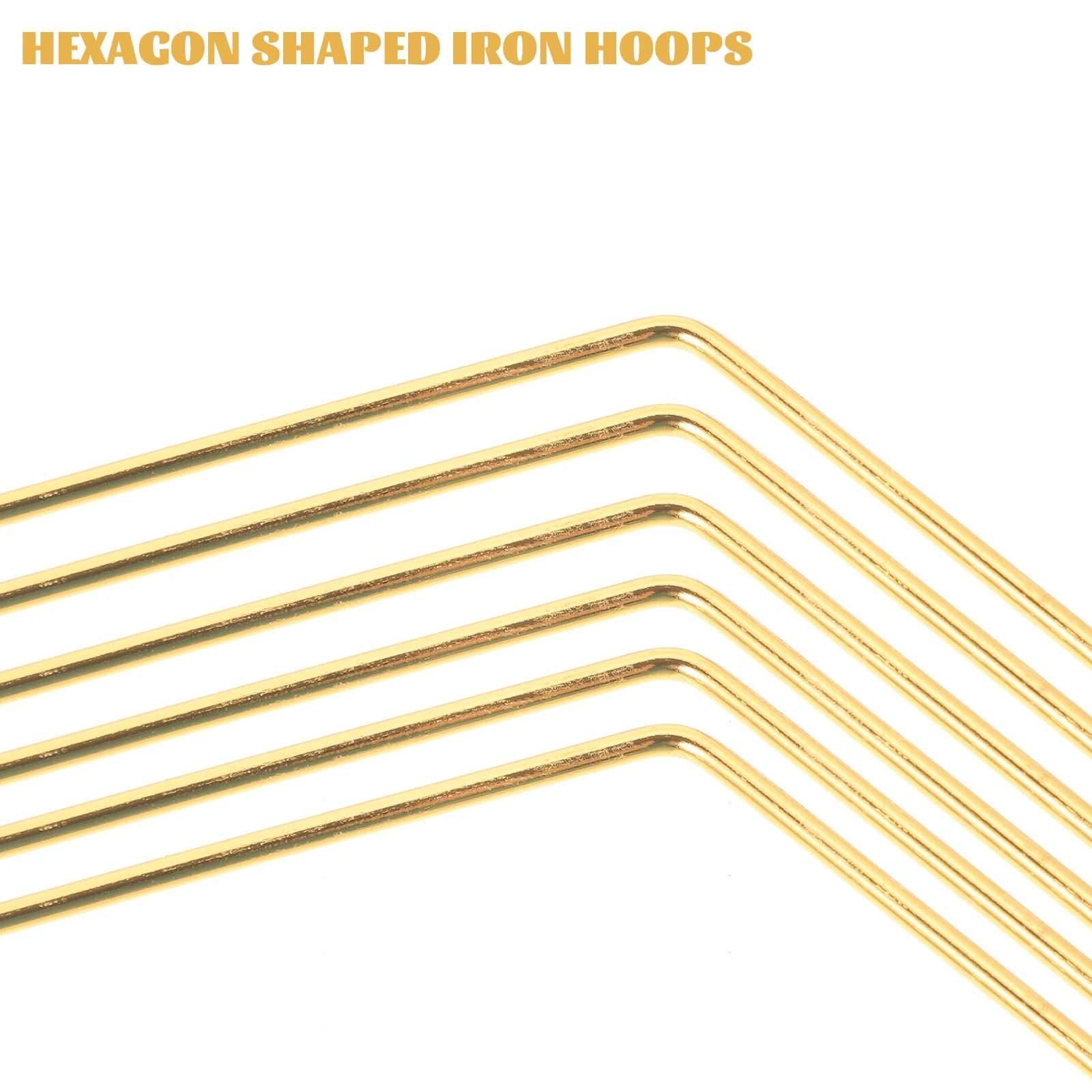 

10Pcs Dreamcatcher Materials Hexagon Iron Hoop DIY Wreath Frame Macrame Craft Decor Wedding Decoration DIY Dreamcatcher Frame