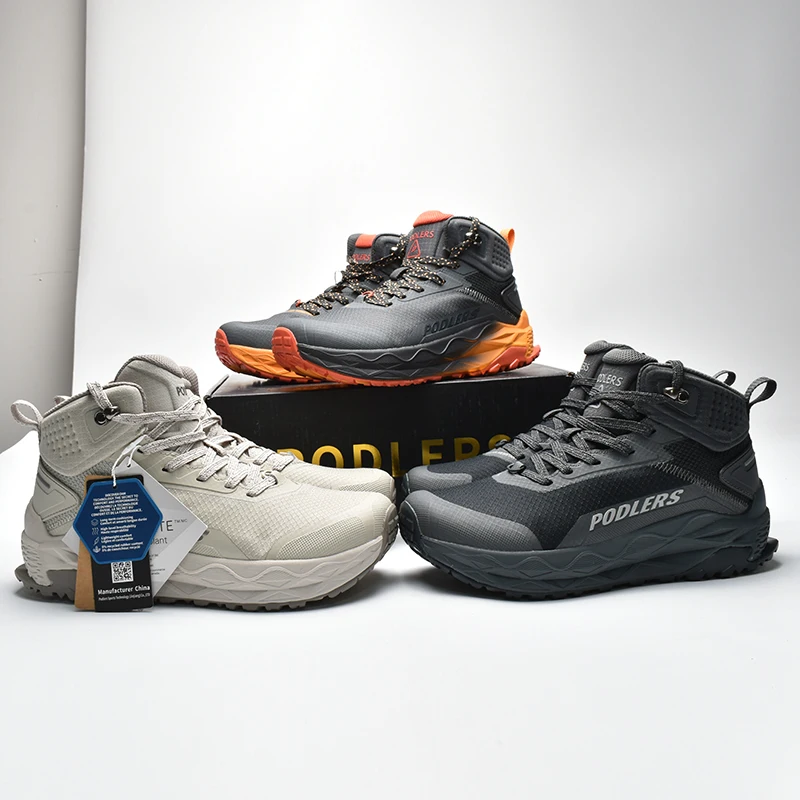 Winter Warmth Men's Outdoor Sports Shoes Comfortable, Versatile, Slip-Resistant Rock Climbing Shoes Hiking Boots