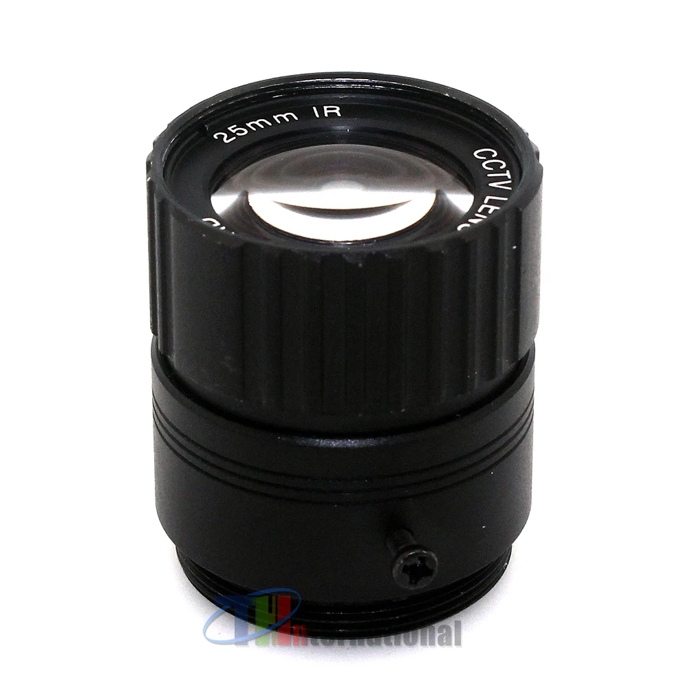 3MP 5MP 25mm CCTV CS Lens View 70m 11 Degrees 1/2" 1/2.5" F1.4 IR Fixed Iris CS Mount for Security CCD AHD IP Camera