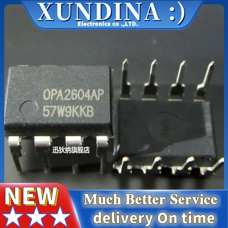 

1 шт./партия, OPA2604AP DIP-8, новая и оригинальная интегральная схема