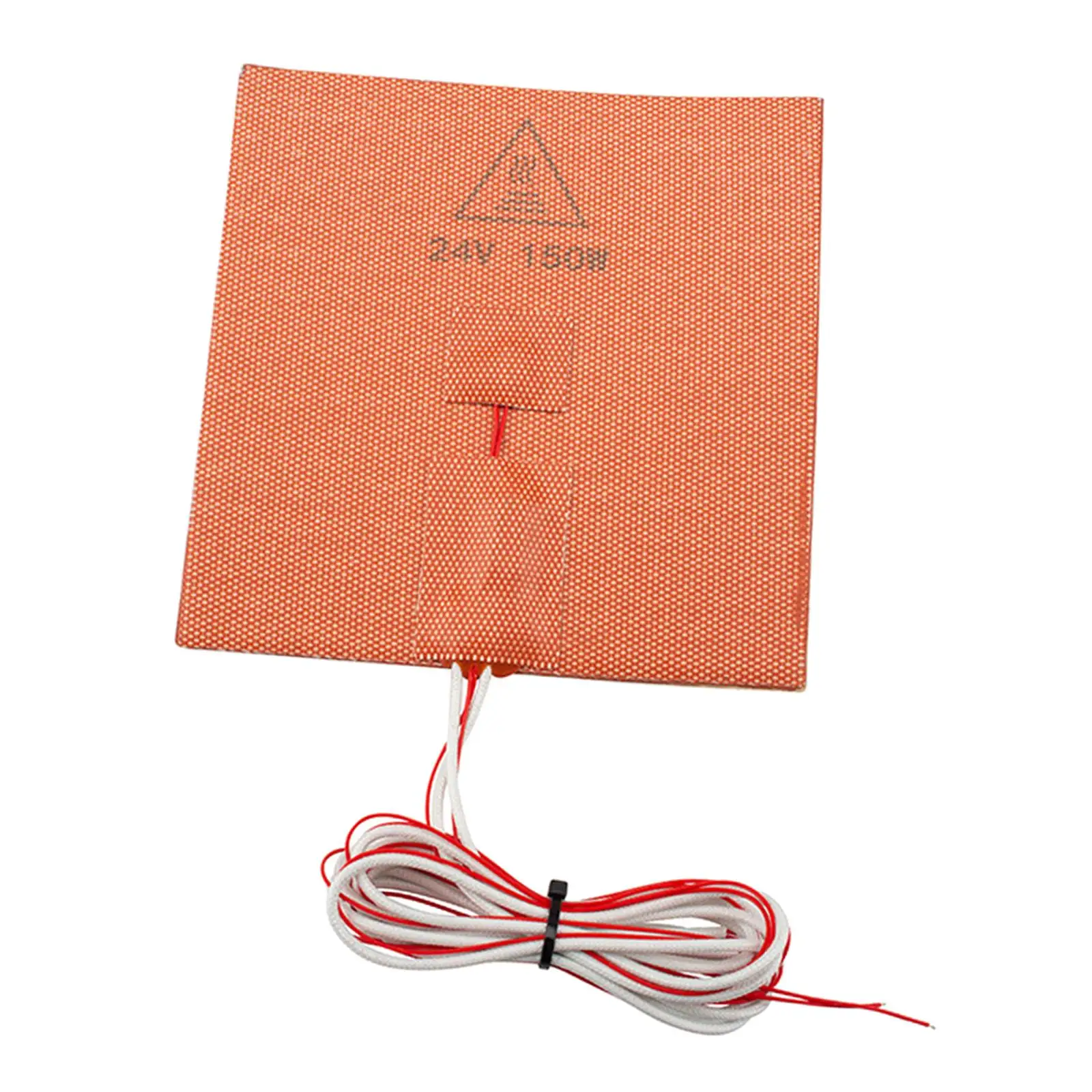 Silicone Heater Heating Pad 24V/150W for 3D Printers Heated Bed DIY Easy Install Heating Mat 150 x 150mm Heating Element