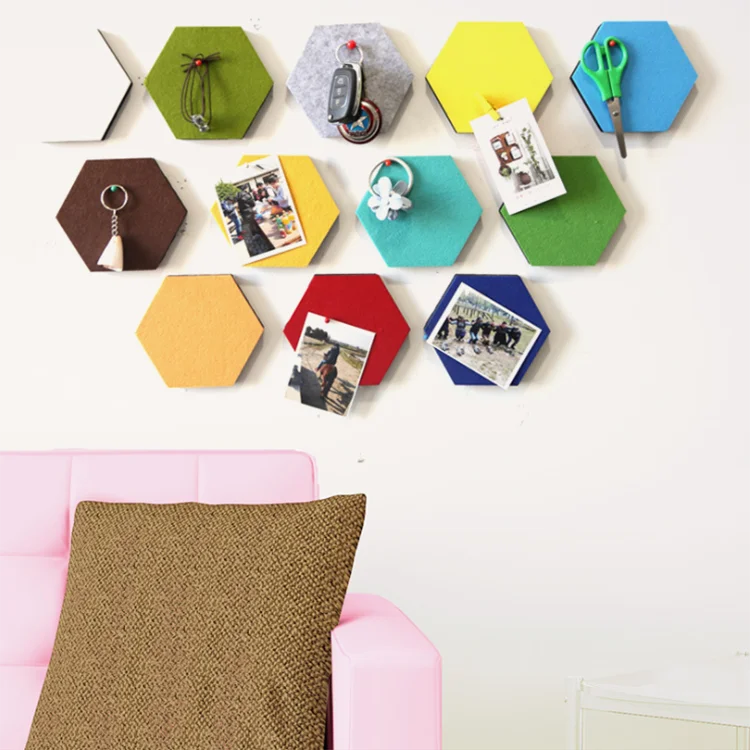 Best Quality  Cheap Noise Reduction Hexagon Acoustic Polyester Panel Polyester panel