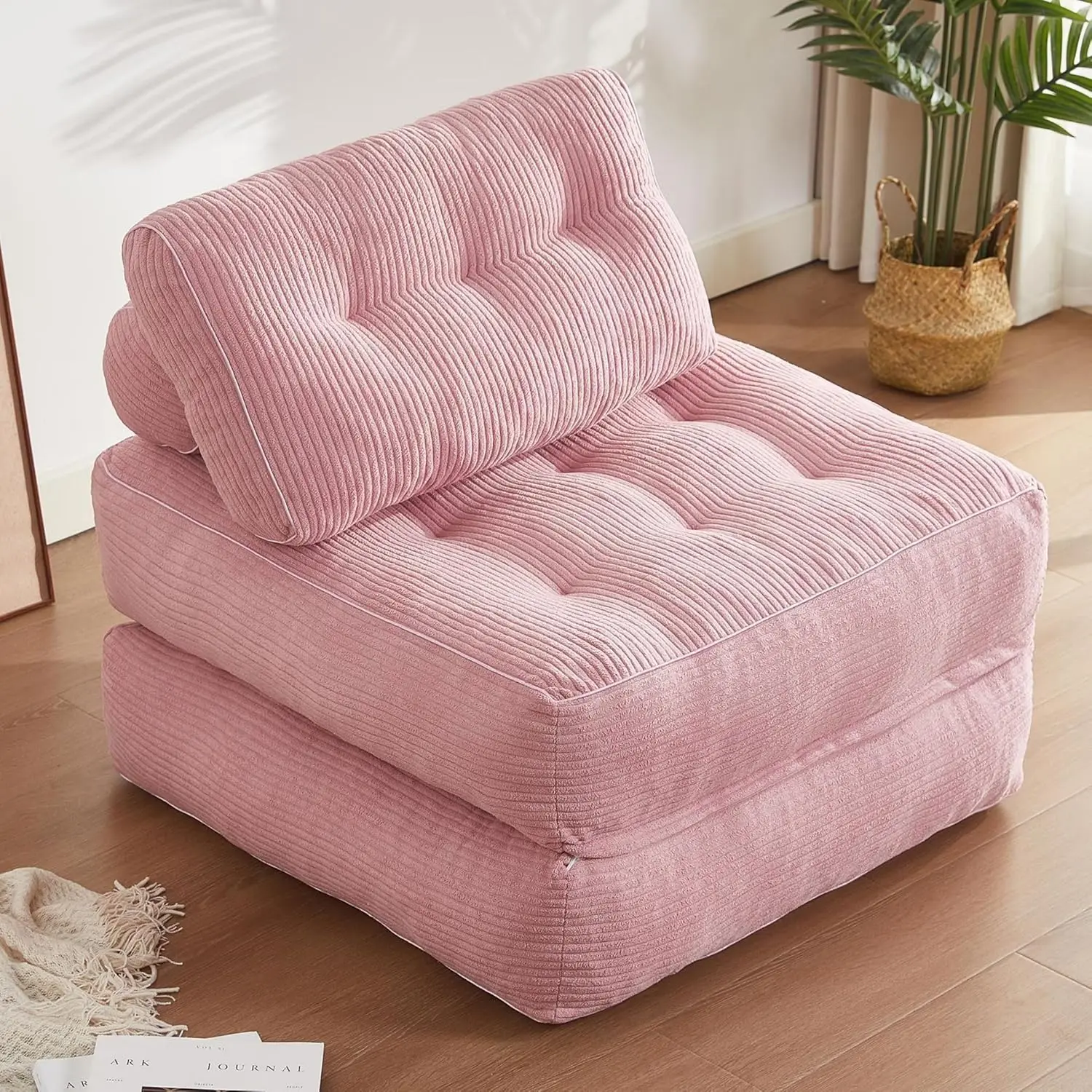 

Folding Chair Bed, Futon Sofa Bed, Floor Couch for Adults Chair for Living Room, Lounge Sofa, Convertible Sofa Bed, Small Couche