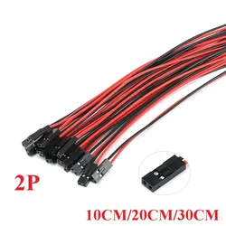 20pcs/10pc 2pin Dupont Cable 2P 2 Pin Female Jumper Connector Wire 2.54mm Pitch Length 10CM 20CM 30CM Single Head For 3D Printer