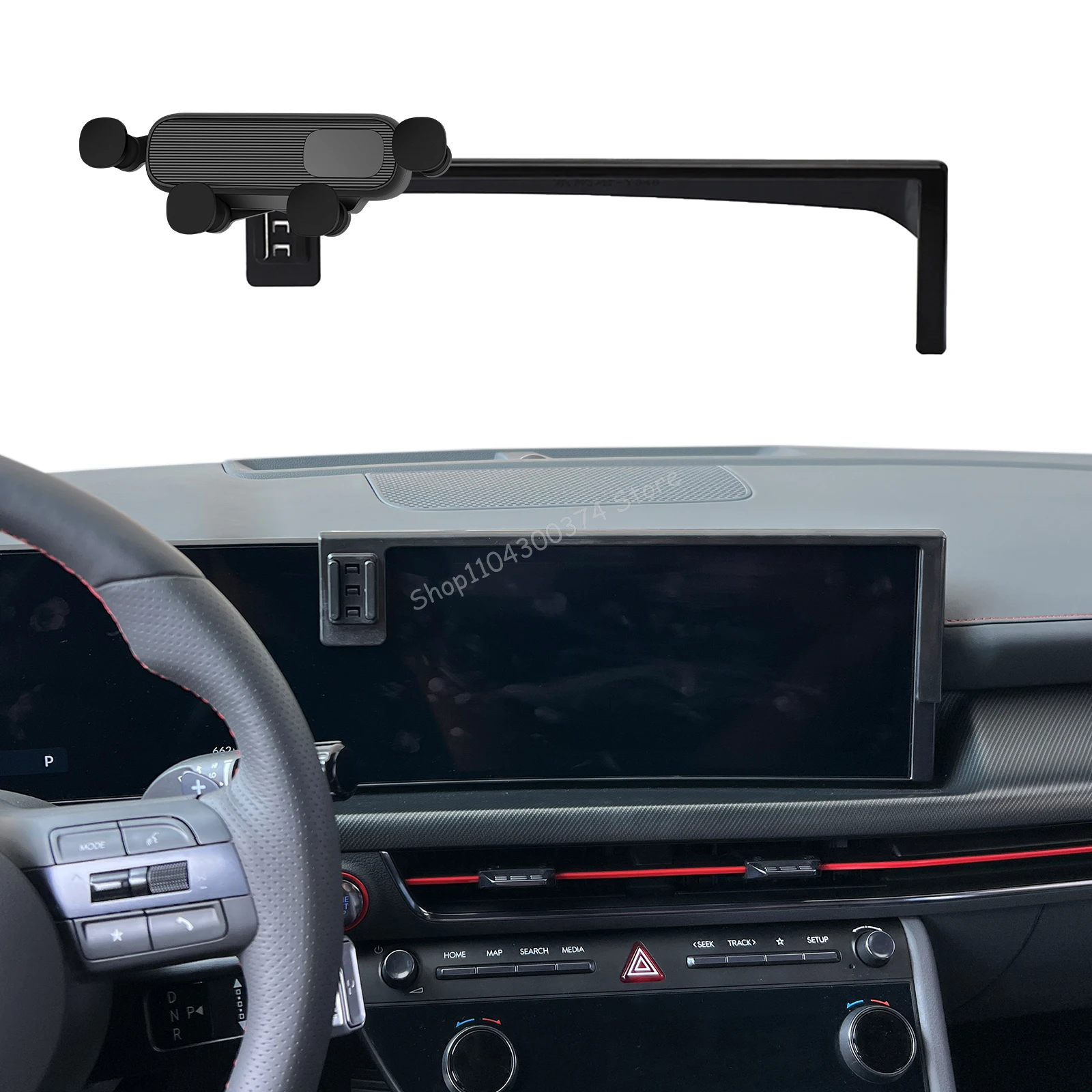 

Car Mobile Phone Holder Accessories for Hyundai Sonata 2024 2025 N-line GPS Bracket Navigation Stand Auto