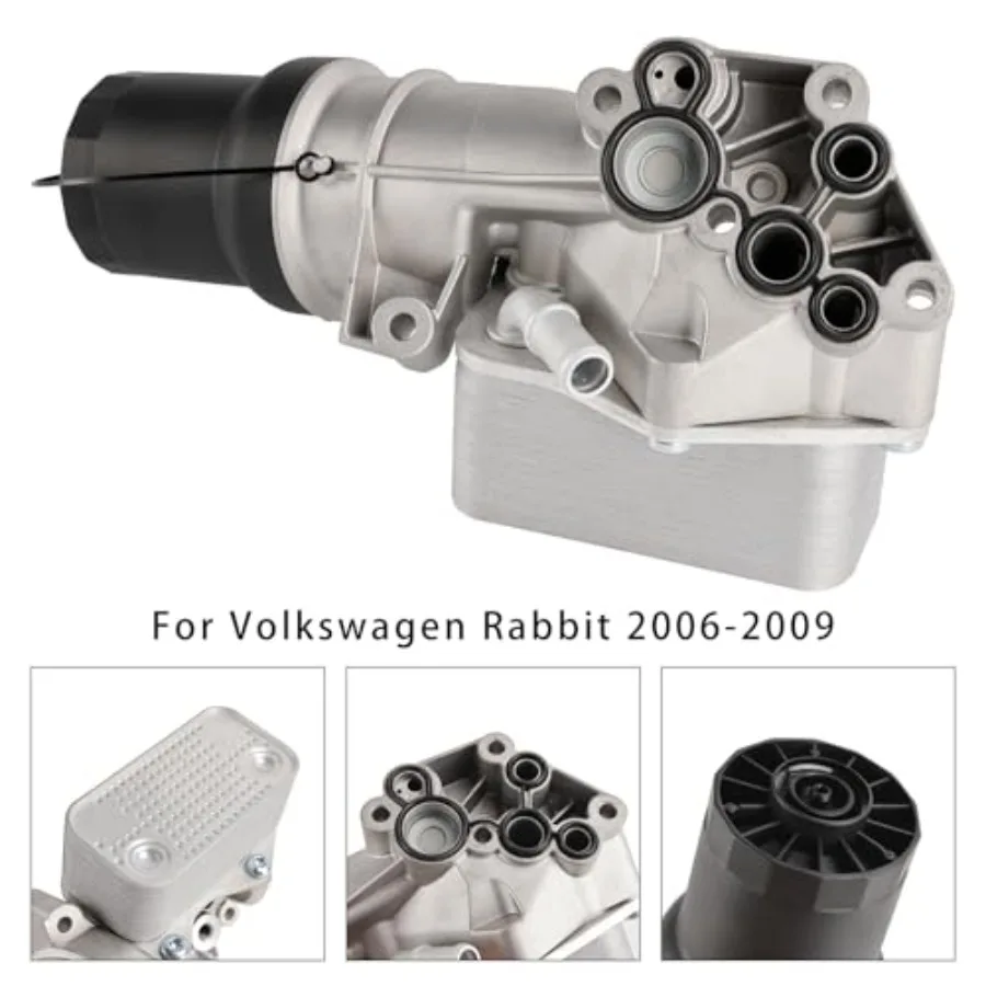 Upgrade Housing Filter Pendingin Oli 07K115397D untuk Peningkatan Kinerja Pendinginan Mesin pada Model VW Jetta 2.5L dari tahun 2005 hingga 2014