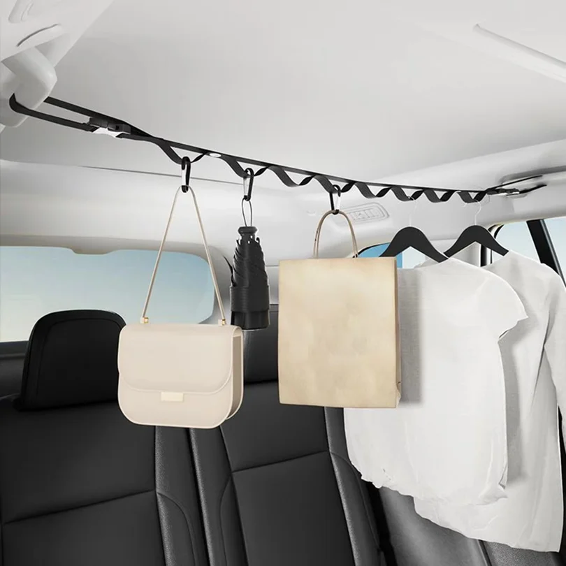 Retractable RV Clothes Drying Line Portable Laundry Line, Outdoor Travel Accessory Automotive Pickup Sedan Truck Use