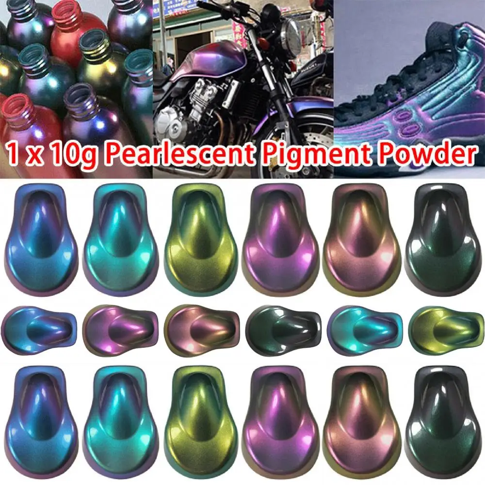 10g Car Chameleon Pigments Paint Powder Coating Auto Accessories Chameleon Pigments Acrylic Powder Coating Dye