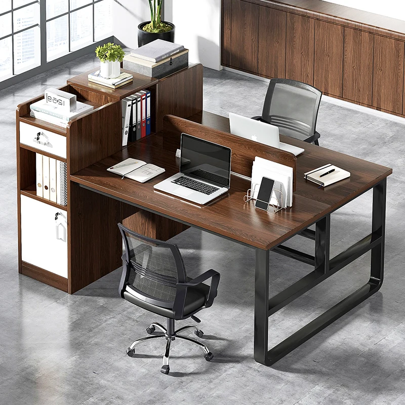 

Staff desk simple modern office furniture staff station simple 24 four-person table and chair combination table