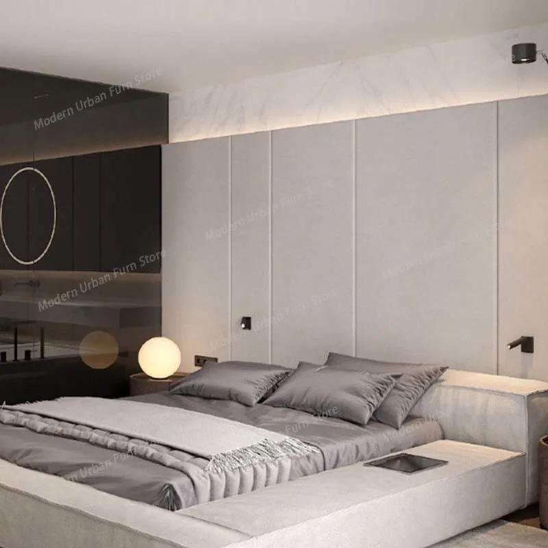 House Design Bed Aesthetic Customizable Fashionable Wedding Soft Bed Confortable Luxury Reception Cama Solteiro Unique Furniture