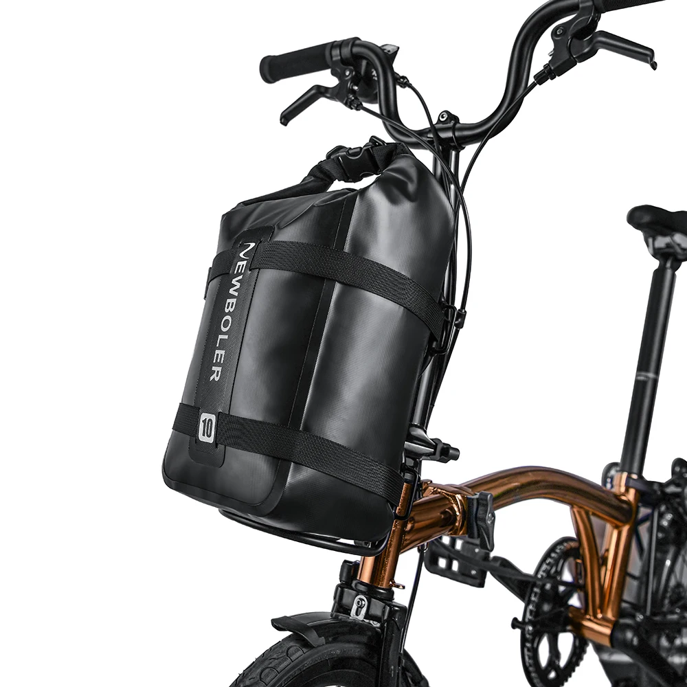 AliExpress NEWBOLER Metal Front Rack For 4L 6L 10L Brompton Bike Bag Front Lightweight Shelf Luggage Rack Bicycle Accessories