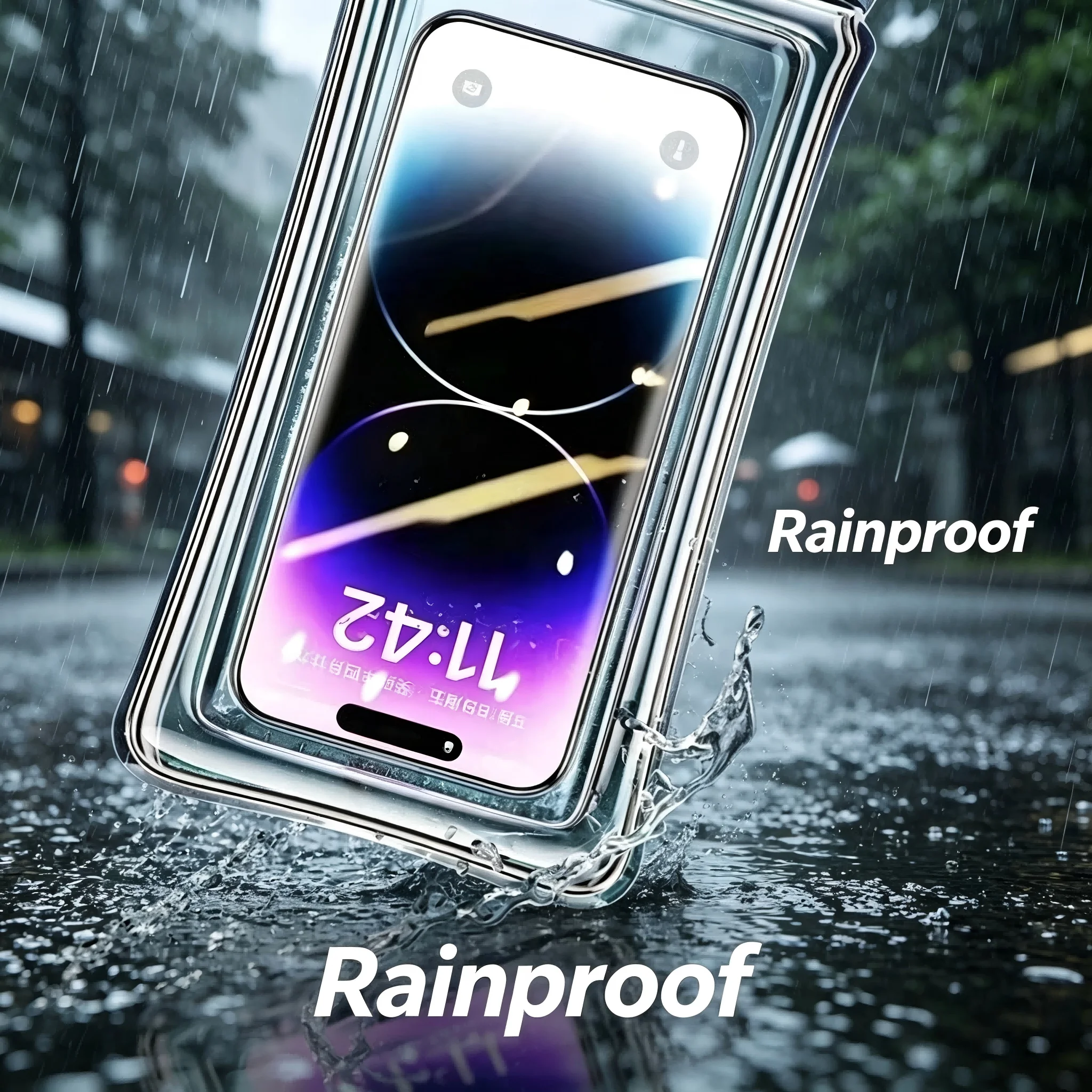 Universal 1Pcs Waterproof Cell Phone Pouch Self Sealing Underwater Phone Protector With Lanyard For Boating Fishing Water Sports Outdoors Vacation Accessory Compatible Most Smartphones Gift - view 5