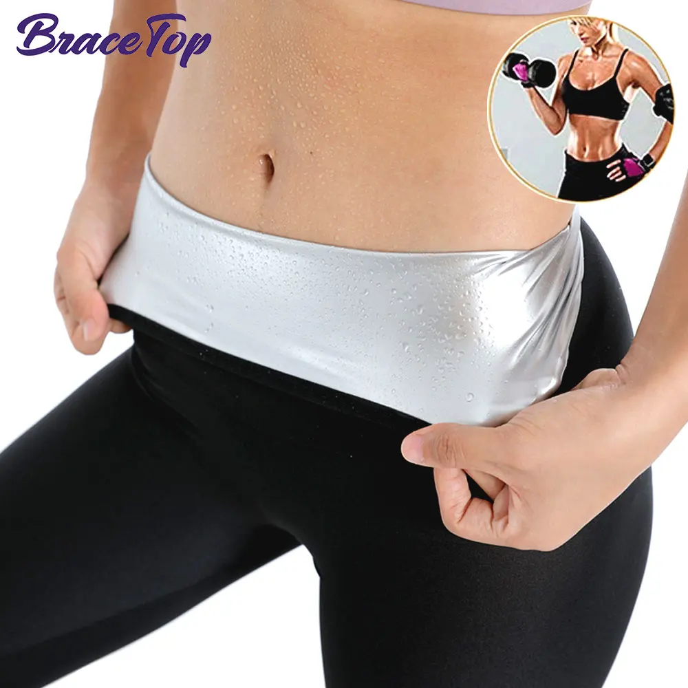 Sauna Sweat Suit Weight Loss Shapewear Shorts Pockets Waist Trainer Body Shaper Sweatsuit Exercise Fitness Gym for Women Girls