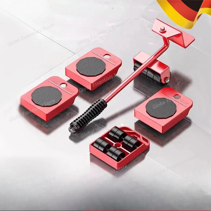 Multifunctional Furniture Moving Caster Laborsaving Set of Heavyduty Pulleys for Transporting Wheels for Furnitur Tools