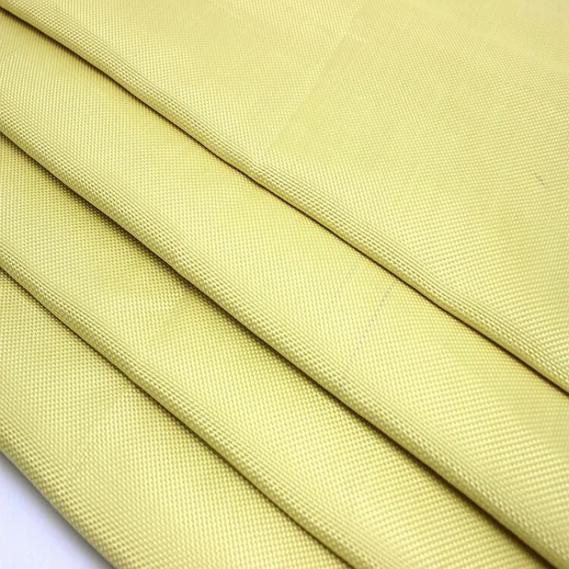 1m Width Yellow Color Plain Kevlar Fabric Aramid Fiber Cloth Bulletproof Fabric for DIY Sewing Clothing Vest Jacket